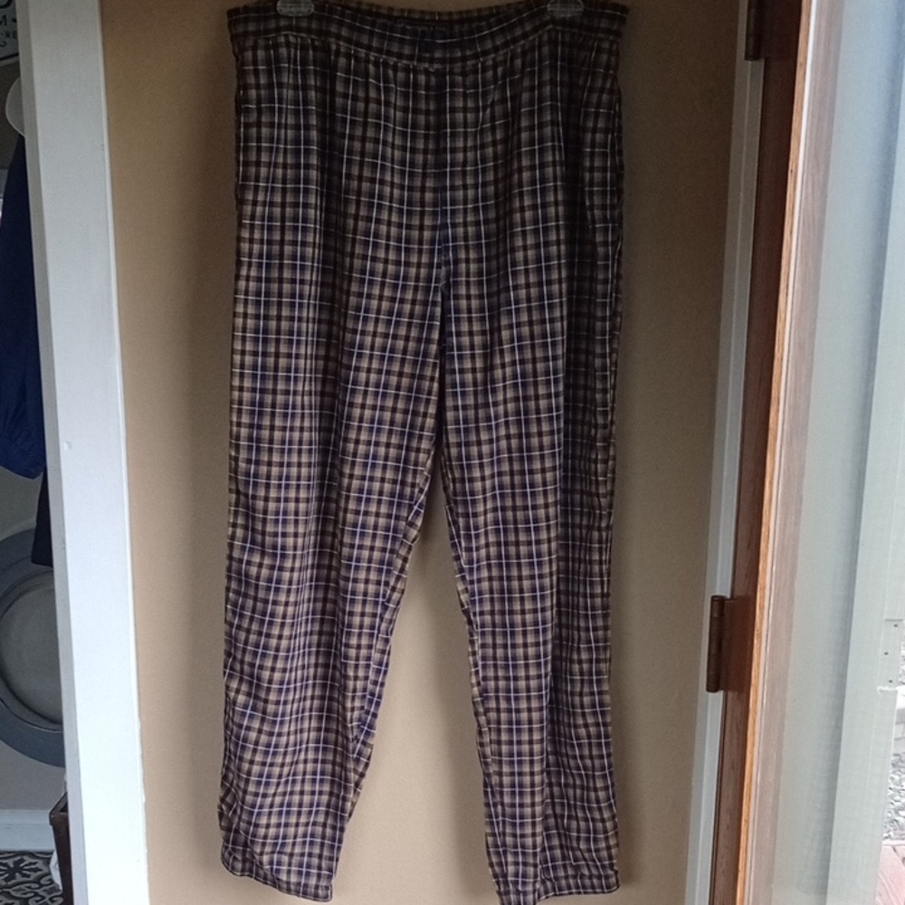 Abercrombie And Fitch Size L Grungy Plaid Jogger Pajamas Pants